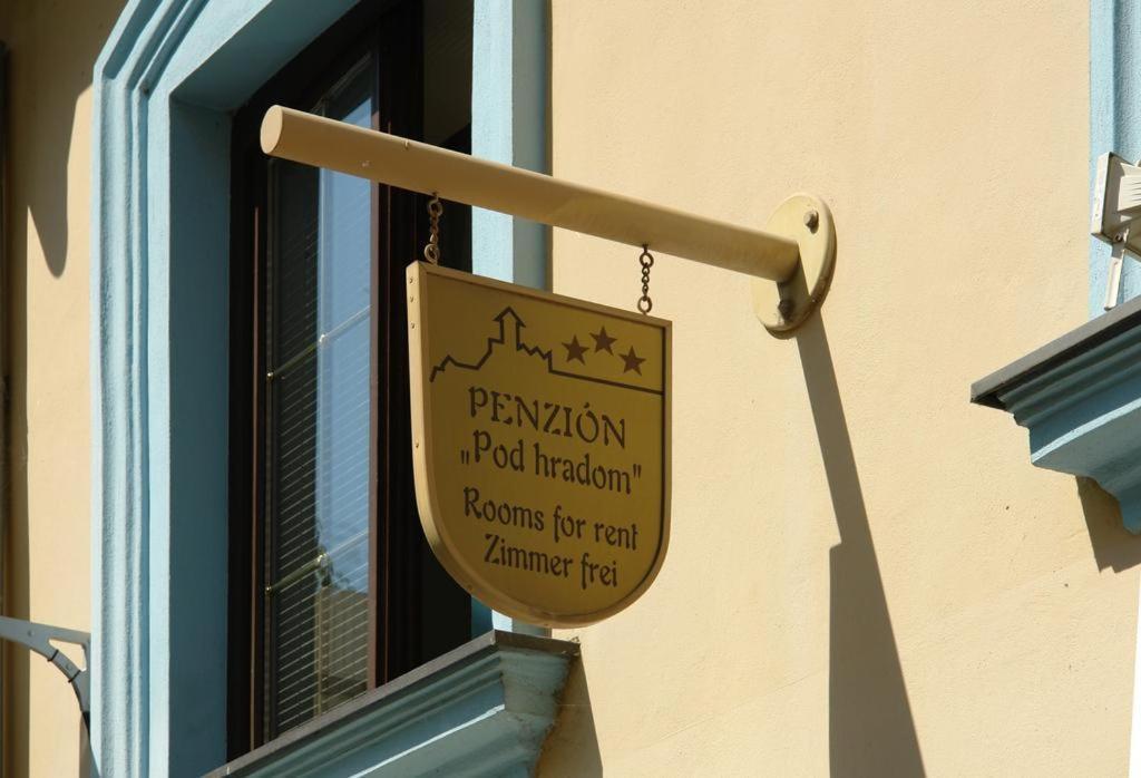 Penzion Pod Hradom Тренчин Экстерьер фото